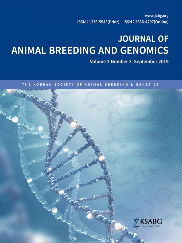 Journal – 한국동물유전육종학회